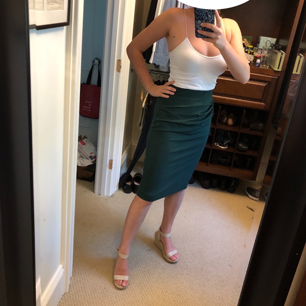 Green Midi Skirt
